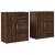 Dulapuri, 2 buc., stejar maro, 60x31x70 cm, lemn prelucrat GartenMobel Dekor