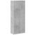 Fișet, gri beton, 60x32x153 cm, lemn prelucrat GartenMobel Dekor