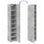 Dulap depozitare slim gri beton 40x42,5x225 cm lemn prelucrat GartenMobel Dekor