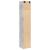 Dulap depozitare slim gri beton 40x42,5x225 cm lemn prelucrat GartenMobel Dekor