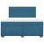 Pat box spring cu saltea, albastru, 180x200 cm, catifea GartenMobel Dekor