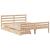 Cadru de pat fără saltea, 160x200 cm, lemn masiv pin GartenMobel Dekor