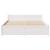 Cadru de pat fără saltea, alb, 150x200 cm, lemn masiv pin GartenMobel Dekor