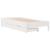 Cadru de pat fără saltea, alb, 75x190 cm, lemn masiv de pin GartenMobel Dekor