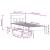 Cadru de pat fără saltea, alb, 75x190 cm, lemn masiv de pin GartenMobel Dekor