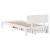 Cadru de pat cu sertare, alb, 90x200 cm lemn masiv pin GartenMobel Dekor