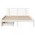 Cadru pat cu sertare, 140x200 cm, alb, lemn masiv pin GartenMobel Dekor