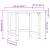 Banc de lucru 100x60x83 cm lemn masiv stejar, dreptunghiular GartenMobel Dekor