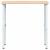 Banc lucru 100x60x(73-99,5) cm lemn masiv stejar dreptunghiular GartenMobel Dekor