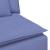 Canapea modulară cu perne, albastru jeans GartenMobel Dekor