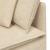 Canapea modulară cu perne, crem, textil GartenMobel Dekor