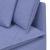 Canapea modulară cu taburet și perne, textil, albastru jeans GartenMobel Dekor