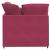 Canapea modulară cu taburet și perne, catifea, roșu vin GartenMobel Dekor