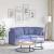 Canapea modulară cu perne, albastru jeans, textil GartenMobel Dekor