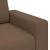 Set de canapele cu perne, 2 piese, maro, textil GartenMobel Dekor