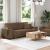 Set de canapele cu perne, 2 piese, maro, textil GartenMobel Dekor