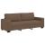 Set de canapele cu perne, 2 piese, maro, textil GartenMobel Dekor