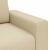 Set de canapele cu perne, 2 piese, crem, textil GartenMobel Dekor