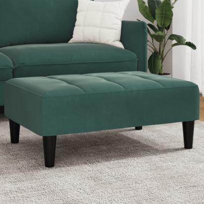 Taburet, verde închis, 77x55x31 cm, catifea GartenMobel Dekor
