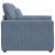 Modul modular de capăt pentru cotieră canapea cu perne 100 cm GartenMobel Dekor