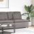 Modul central canapea modulară cu perne, gri taupe, 100 cm GartenMobel Dekor