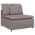 Modul central canapea modulară cu perne, gri taupe, 100 cm GartenMobel Dekor