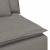 Modul central canapea modulară cu perne, gri taupe, 100 cm GartenMobel Dekor