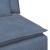 Modul central canapea modulară cu perne, albastru, 100 cm GartenMobel Dekor