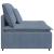 Modul central canapea modulară cu perne, albastru, 100 cm GartenMobel Dekor