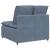 Modul central canapea modulară cu perne, albastru, 100 cm GartenMobel Dekor