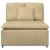 Modul central canapea modular cu perne verde deschis gri 100 cm GartenMobel Dekor