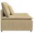 Modul central canapea modular cu perne verde deschis gri 100 cm GartenMobel Dekor