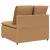 Modul central canapea modulară cu perne, bej, 100 cm GartenMobel Dekor