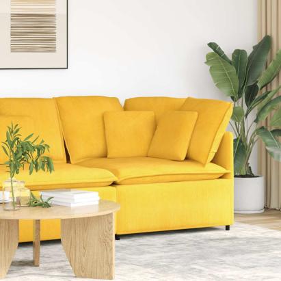 Modul modular de colț pentru canapea cu perne 100 cm GartenMobel Dekor