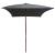 Umbrelă de soare exterior, stâlp lemn, 200x300 cm, antracit GartenMobel Dekor