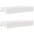 Sertare de pat, 2 buc., 95x55x16 cm, alb, lemn masiv de pin GartenMobel Dekor