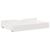 Sertare de pat, 2 buc., 95x55x16 cm, alb, lemn masiv de pin GartenMobel Dekor
