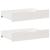 Sertare de pat, 2 buc., 80x55x16 cm, alb, lemn masiv de pin GartenMobel Dekor