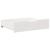 Sertare de pat, 2 buc., 75x55x16 cm, alb, lemn masiv de pin GartenMobel Dekor