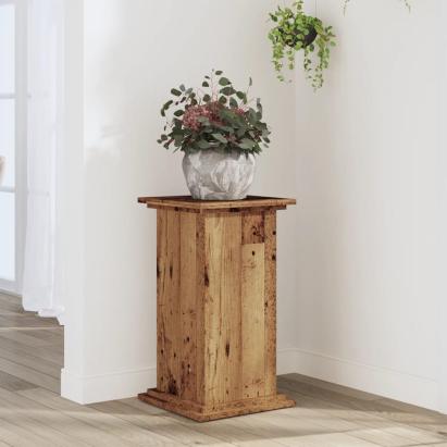 Suport de plante, lemn vechi, 33x33x60 cm, lemn prelucrat GartenMobel Dekor