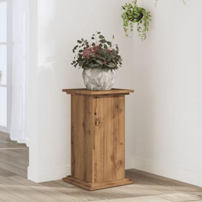 Suport de plante stejar artizanal, 33x33x60 cm, lemn prelucrat GartenMobel Dekor