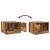 Masuta de cafea lemn vechi 50x50x36 cm lemn prelucrat GartenMobel Dekor