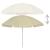 Umbrelă de soare de plajă, galben nisipiu, 240 cm GartenMobel Dekor