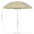 Umbrelă de soare de plajă, galben nisipiu, 240 cm GartenMobel Dekor