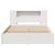 Cadru de pat fără saltea, alb, 120x200 cm, lemn masiv pin GartenMobel Dekor