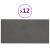 Panouri de perete 12 buc. gri închis 30x15 cm catifea 0,54 m² GartenMobel Dekor