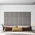 Panouri de perete 12 buc. gri deschis 30x30 cm textil 1,08 m² GartenMobel Dekor