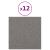 Panouri de perete 12 buc. gri deschis 30x30 cm textil 1,08 m² GartenMobel Dekor