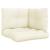 Perne de paleți, 3 buc., crem, material textil GartenMobel Dekor