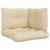 Perne de paleți, 3 buc., bej, material textil GartenMobel Dekor
